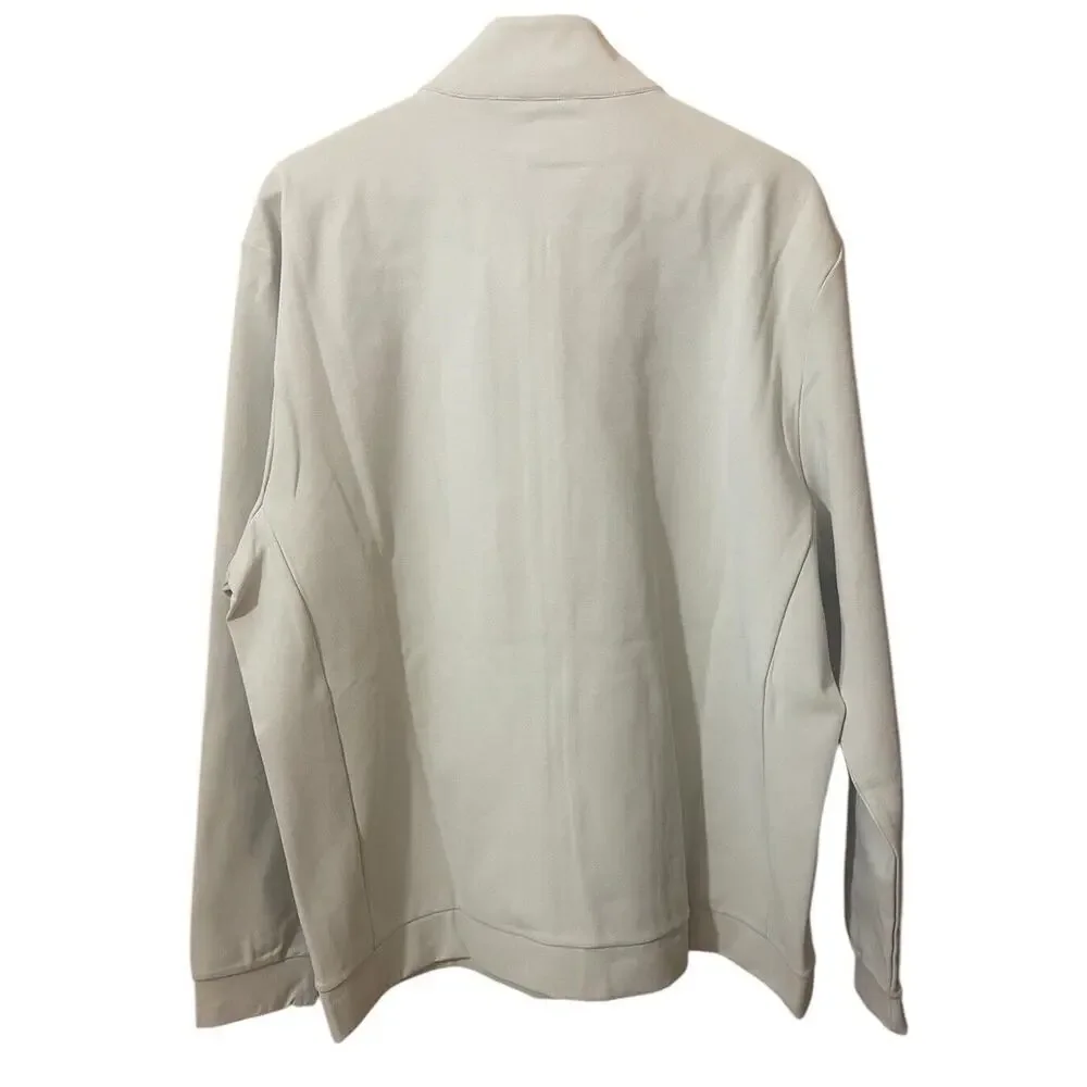 Original Penguin Neutral Beige Sport Lightweight Full Zip Jacket Size Large‎ NWT